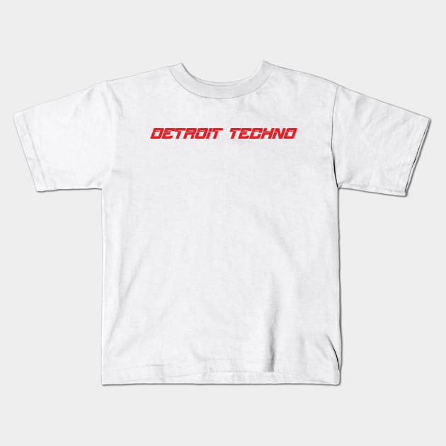 DETROIT TECHNO Kids T-Shirt by goatboyjr